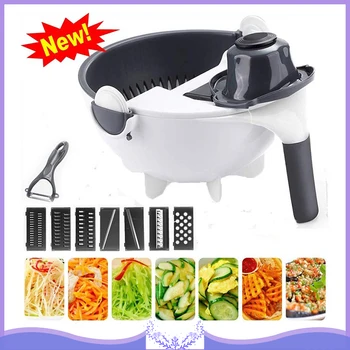 Multi-Function Chopper Fruit Vegetable Veggie Chopper Washing Basket Strainer Kitchen Tools Shredder Grater Slicer Chopper
Multi-Function Chopper Fruit Vegetable Veggie Chopper Washing Basket Strainer Kitchen Tools Shredder Grater Slicer Chopper