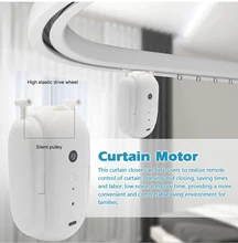 Tuya Smart Curtain Motor Voice Control Switch Electric Curtain Robot APP Control Timer Setup for Alexa Google Home Roman
Tuya Smart Curtain Motor Voice Control Switch Electric Curtain Robot APP Control Timer Setup for Alexa Google Home Roman