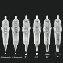 15Pcs Disposable Permanent Makeup Cartridge Needles Bayonet Tattoo Gun 1R/3R/5R/5F/7F For Digital Eyebrow/Lips/Eyeliner Machine
15Pcs Disposable Permanent Makeup Cartridge Needles Bayonet Tattoo Gun 1R/3R/5R/5F/7F For Digital Eyebrow/Lips/Eyeliner Machine