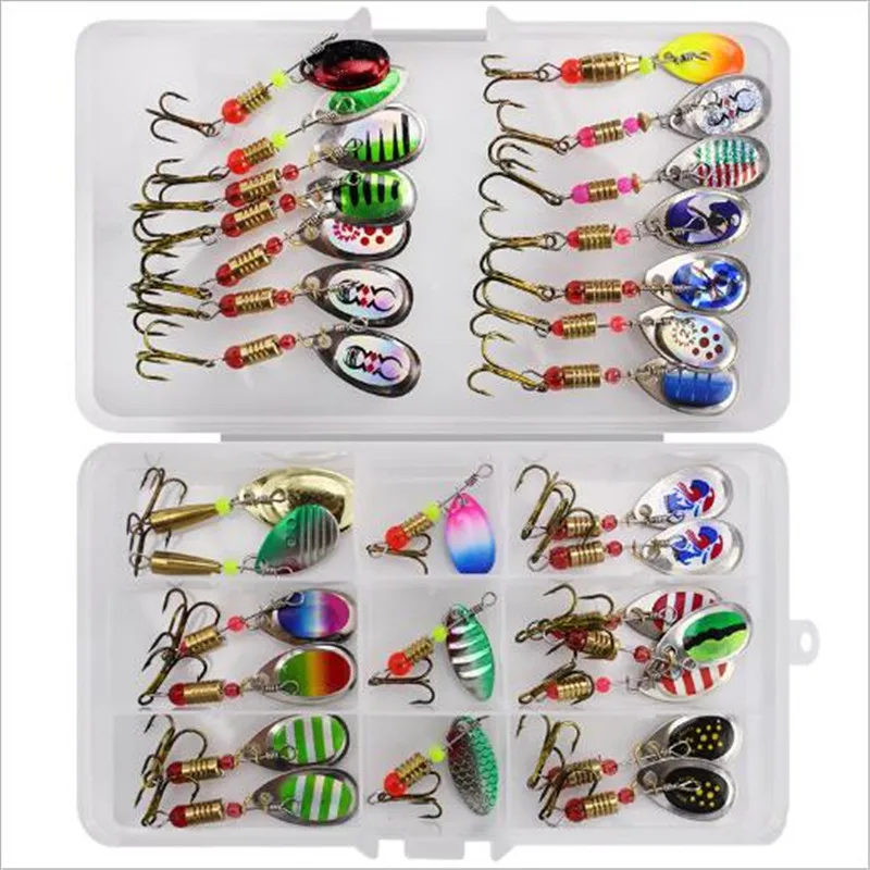 All metal composite rotating sequins 31 pieces set long-range road sub-bait composite iron piece fishing gear accessories
All metal composite rotating sequins 31 pieces set long-range road sub-bait composite iron piece fishing gear accessories