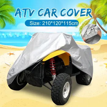 Large Quad Bike Tractor ATV Cover Anti UV Rain Waterproof UV Heatproof Lawn Mower ATV Car Cover + Bag XL 210x120x115cm
Large Quad Bike Tractor ATV Cover Anti UV Rain Waterproof UV Heatproof Lawn Mower ATV Car Cover + Bag XL 210x120x115cm