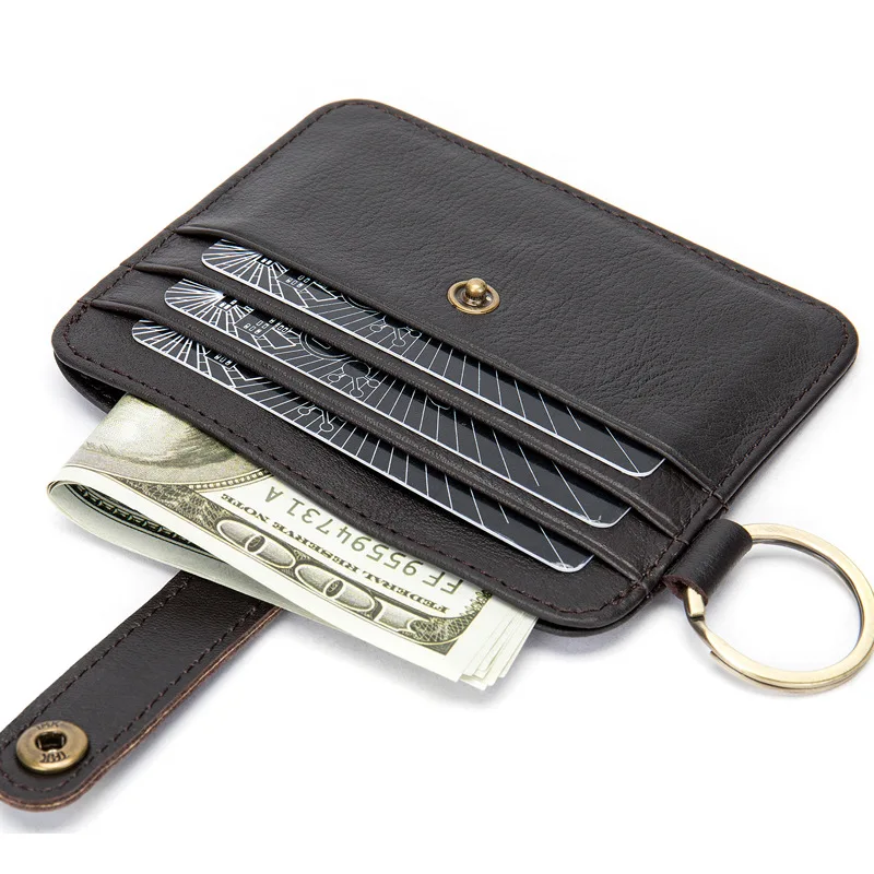 Women Man Genuine Leather Card Holder Cowhide Slim Card Wallet Men Small Thin Card Package Purse Male Bussiness Id Card Holder
Women Man Genuine Leather Card Holder Cowhide Slim Card Wallet Men Small Thin Card Package Purse Male Bussiness Id Card Holder