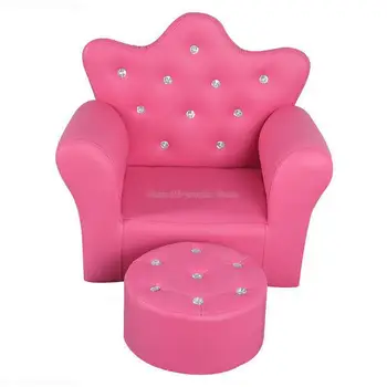 Korean Children's Furniture Chair Quality Crown Combination Sofa with Stool Children Seat Sofa Set 58x40.5x48cm 5 Colors 
Korean Children's Furniture Chair Quality Crown Combination Sofa with Stool Children Seat Sofa Set 58x40.5x48cm 5 Colors
