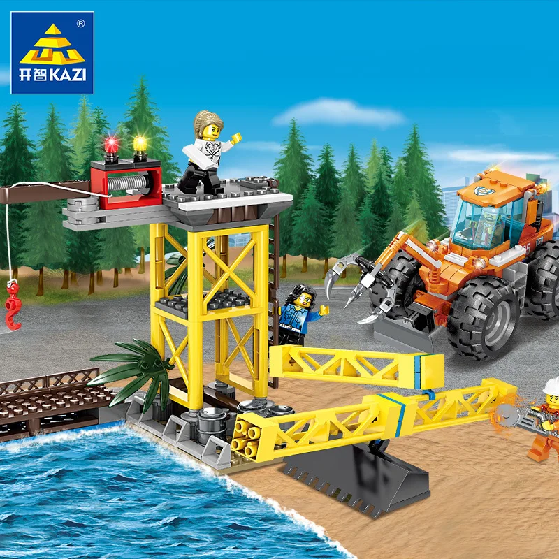 KAZI 80521-24 City Firefighting Rescuing Drag Wreckers 1 Variable 2 Building Blocks Children Educational Force Assembled Toys
KAZI 80521-24 City Firefighting Rescuing Drag Wreckers 1 Variable 2 Building Blocks Children Educational Force Assembled Toys
