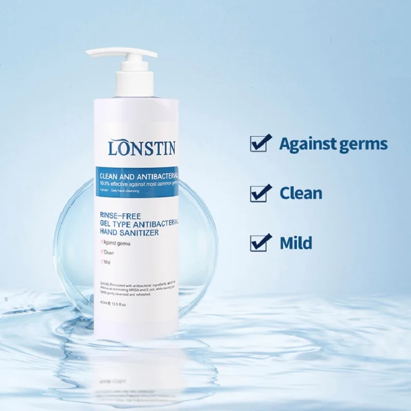 400ML Hand Sanitizer Gel Antibacterial Rinse-Free Lonstin New Product Clean and Sterilize Stay Healthy
400ML Hand Sanitizer Gel Antibacterial Rinse-Free Lonstin New Product Clean and Sterilize Stay Healthy