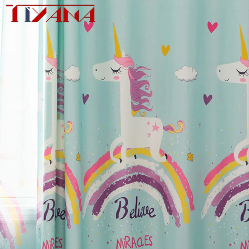 Children's Cartoon Rainbow Unicorn Print Blackout Curtains For Kid's Room Boys/Girls Drapes Custom Living Room Home Decor M173#4
Children's Cartoon Rainbow Unicorn Print Blackout Curtains For Kid's Room Boys/Girls Drapes Custom Living Room Home Decor M173#4