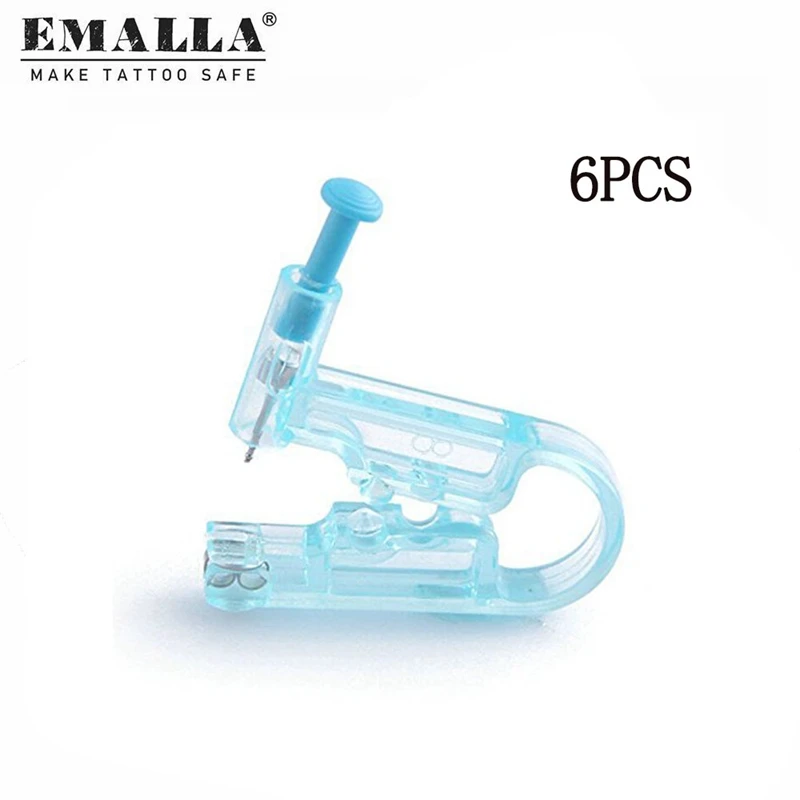 6PCS/Pack Blue Disposable Safety Ear Piercing Gun Piercer Tool Machine Safety Ear Piercing Kit Tattoo Accessories Free Shipping
6PCS/Pack Blue Disposable Safety Ear Piercing Gun Piercer Tool Machine Safety Ear Piercing Kit Tattoo Accessories Free Shipping