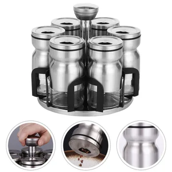 1 Set Kitchen Gadget Seasoning Organizer Spice Container Glass Spice Jar Spice Bottles Rack for Kitchen Storage
1 Set Kitchen Gadget Seasoning Organizer Spice Container Glass Spice Jar Spice Bottles Rack for Kitchen Storage