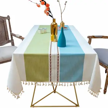 Plaid Decorative Linen Tablecloth With Tassel Waterproof Oilproof Thick Rectangular Wedding Dining Table Cover Tea Table Cloth
Plaid Decorative Linen Tablecloth With Tassel Waterproof Oilproof Thick Rectangular Wedding Dining Table Cover Tea Table Cloth