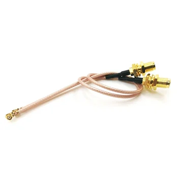 New Pack of 4 RF U.FL(IPEX/IPX) Mini PCI to SMA Female Pigtail Antenna Wi-Fi Coaxial RG-178 Low Loss Cable (6 inches (15cm)),gol
New Pack of 4 RF U.FL(IPEX/IPX) Mini PCI to SMA Female Pigtail Antenna Wi-Fi Coaxial RG-178 Low Loss Cable (6 inches (15cm)),gol