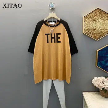 XITAO Letter Letter Pleated T Shirt Fashion New Women 2020 Spring Pullover Small Fresh Small Fresh Casual Style Tee DMY4017 
XITAO Letter Letter Pleated T Shirt Fashion New Women 2020 Spring Pullover Small Fresh Small Fresh Casual Style Tee DMY4017