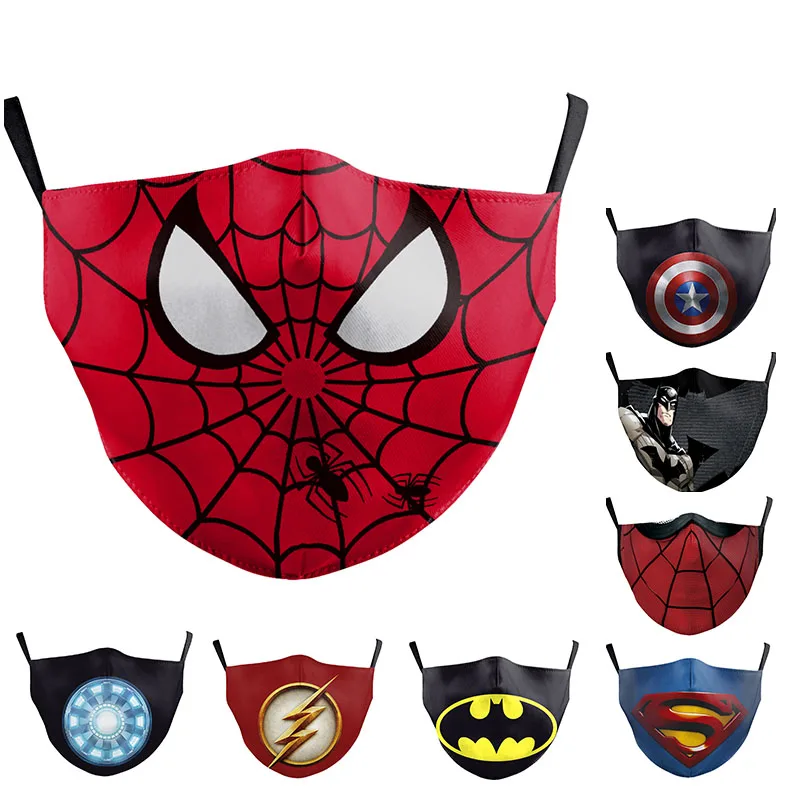 3D Printing Superhero Mask Pm2.5 Mask Respirator Print Washable Mouth Masks Carbon Filter Reusable Fabric Face Mask Adult Kid
3D Printing Superhero Mask Pm2.5 Mask Respirator Print Washable Mouth Masks Carbon Filter Reusable Fabric Face Mask Adult Kid