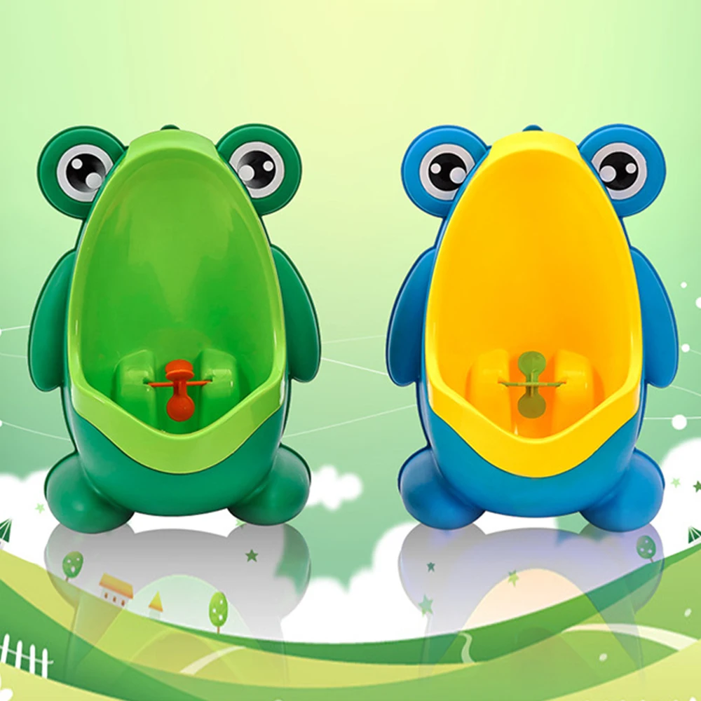 Baby Urinal Potty boy's standing toilet frog shape wall-mounted environmentally-friendly split Blue and yellow, green
Baby Urinal Potty boy's standing toilet frog shape wall-mounted environmentally-friendly split Blue and yellow, green