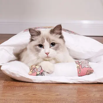 Warm Cat Sleeping Bag Removable Cat Bed Winter Warm Cat House Small Pet Bed Pet Supplies BV789
Warm Cat Sleeping Bag Removable Cat Bed Winter Warm Cat House Small Pet Bed Pet Supplies BV789