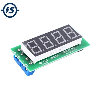 Trigger Counter Module Accumulator 4-Bit Red 0.56in Digital Tube Display Accumulated With Memory Wide Voltage DC 5V 12V 36V
Trigger Counter Module Accumulator 4-Bit Red 0.56in Digital Tube Display Accumulated With Memory Wide Voltage DC 5V 12V 36V