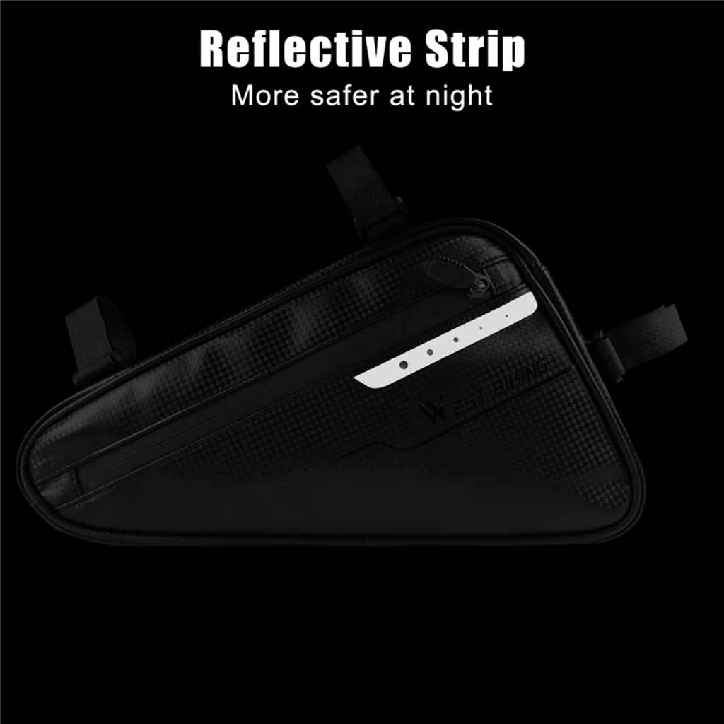 Bike Frame Bag Large Capacity Cycling Top Tube Triangle Bag Strage Pouch for MTB Mountain Rode Bike Bicycle Accessories Bike Frame Bag Large Capacity Cycling Top Tube Triangle Bag Strage Pouch for MTB Mountain Rode Bike Bicycle Accessories
