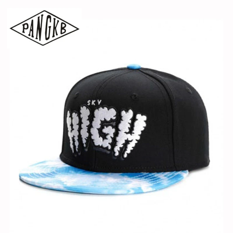 PANGKB Brand SKY HIGH CAP blue adult outdoor casual sun baseball cap men women hip hop sports basketball snapback hat | Аксессуары для