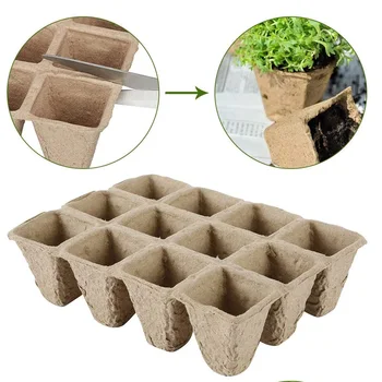 Seedling Trays Peat Pots for Seedlings Seed Starter Tray Garden Eco-Friendly Organic Germination Biodegradable Plastic Plant Ma
Seedling Trays Peat Pots for Seedlings Seed Starter Tray Garden Eco-Friendly Organic Germination Biodegradable Plastic Plant Ma