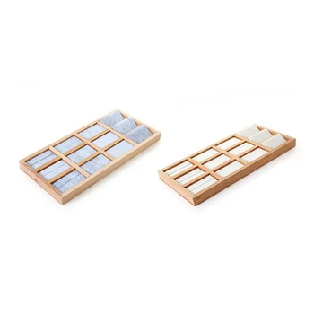 Solid Wood Jewelry Display Tray Ring Earring Necklace Storage Box Jewelry Display Props Wood
Solid Wood Jewelry Display Tray Ring Earring Necklace Storage Box Jewelry Display Props Wood
