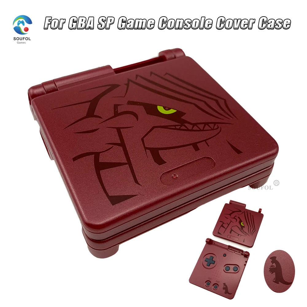Новый чехол с цветной передней панелью для Nintendo Gameboy Advance SP GBA запасные части