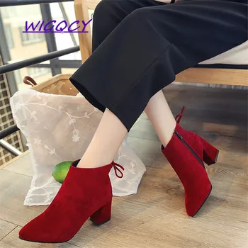 Plus Size 43 Hot Sale Women Mid Calf Boots Brown Gray Pointed Toe Zippers Autumn Spring Women Fashion Boots Casual Lace-up Boots
Plus Size 43 Hot Sale Women Mid Calf Boots Brown Gray Pointed Toe Zippers Autumn Spring Women Fashion Boots Casual Lace-up Boots