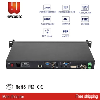 HWCODEC Y10 H.264/H.265 Encoder IPTV Video Encoder HDMI/ VGA/ DVI-D/ YPBPR/ CVBS/SDI Transcoder Support HDD or SSD Recording
HWCODEC Y10 H.264/H.265 Encoder IPTV Video Encoder HDMI/ VGA/ DVI-D/ YPBPR/ CVBS/SDI Transcoder Support HDD or SSD Recording