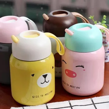 220ml Cartoon Mini Thermos Portable Stainless Steel Vacuum Flask with Rope for Kids Students Boys and Girls
220ml Cartoon Mini Thermos Portable Stainless Steel Vacuum Flask with Rope for Kids Students Boys and Girls