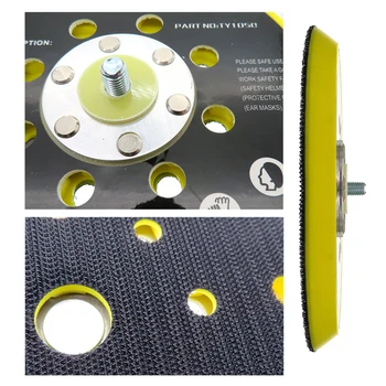 Black 6Inch 17-Hole Sanding Polishing Discs 150mm Pneumatic Sander Accessory Use
Black 6Inch 17-Hole Sanding Polishing Discs 150mm Pneumatic Sander Accessory Use