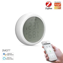 Tuya Smart ZigBee Smart Temperature And Humidity Sensor With LCD Display Battery Powered With Smart Life App Alexa Google Home
Tuya Smart ZigBee Smart Temperature And Humidity Sensor With LCD Display Battery Powered With Smart Life App Alexa Google Home