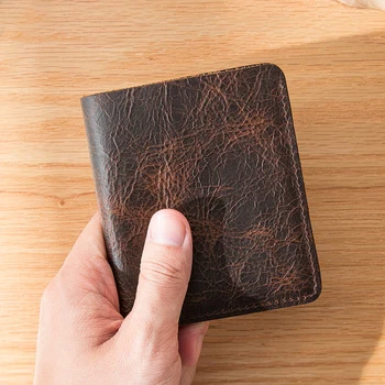 Original Retro Crazy Horse Skin Short Small Wallet Coin Purse First Layer Leather Driving License Mini Men and Women Wallet 
Original Retro Crazy Horse Skin Short Small Wallet Coin Purse First Layer Leather Driving License Mini Men and Women Wallet