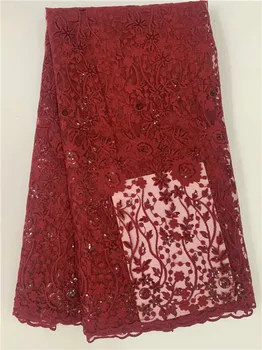 Latest African mesh apparel material French net lace fabric for lady dress RFN71 (5yards/pc)
Latest African mesh apparel material French net lace fabric for lady dress RFN71 (5yards/pc)