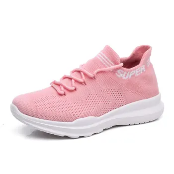 Women Casual Shoes Light pink Sneakers 2020 Breathable Mesh Summer knitted Vulcanized Shoes Outdoor Lace-Up Sock Shoes
Women Casual Shoes Light pink Sneakers 2020 Breathable Mesh Summer knitted Vulcanized Shoes Outdoor Lace-Up Sock Shoes