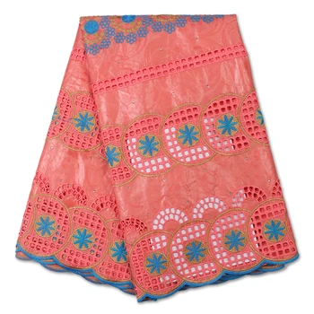 NIAI High Quality Brode Cotton Nigerian Lace African Lace FabricAfrican Punch Bazin Riche Getzner Fabric For Dress XY3483B-2
NIAI High Quality Brode Cotton Nigerian Lace African Lace FabricAfrican Punch Bazin Riche Getzner Fabric For Dress XY3483B-2