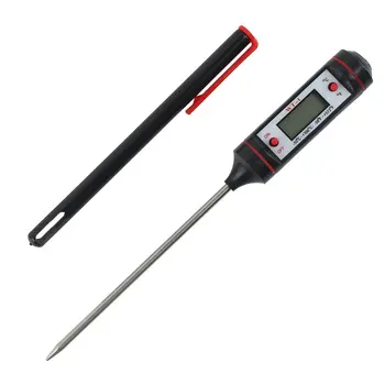 Kitchen Digital BBQ Baking Food Thermometer Meat Cake Candy Fry Grill Dinning Household Cooking Stainless Steel Thermometer Tool 
Kitchen Digital BBQ Baking Food Thermometer Meat Cake Candy Fry Grill Dinning Household Cooking Stainless Steel Thermometer Tool