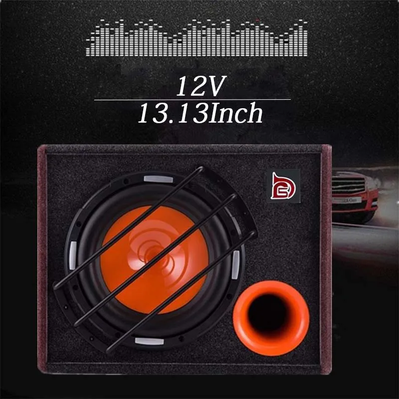 13 дюймов Автомобильный аудио сабвуфер Pioneer с стерео черный/оранжевая