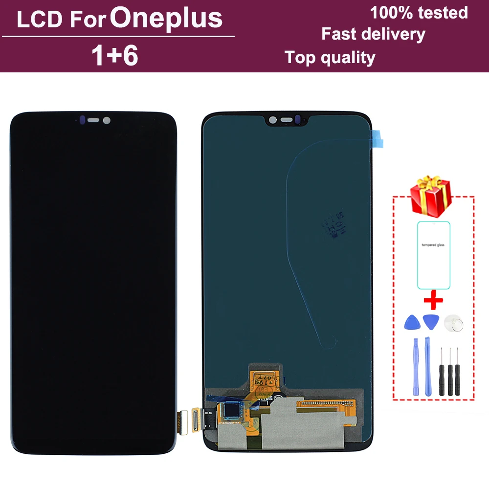 100% tested Original 6.28" Amoled display replacement for Oneplus 6 LCD screen for Oneplus 6 LCD touch screen digitizer assembly
100% tested Original 6.28" Amoled display replacement for Oneplus 6 LCD screen for Oneplus 6 LCD touch screen digitizer assembly