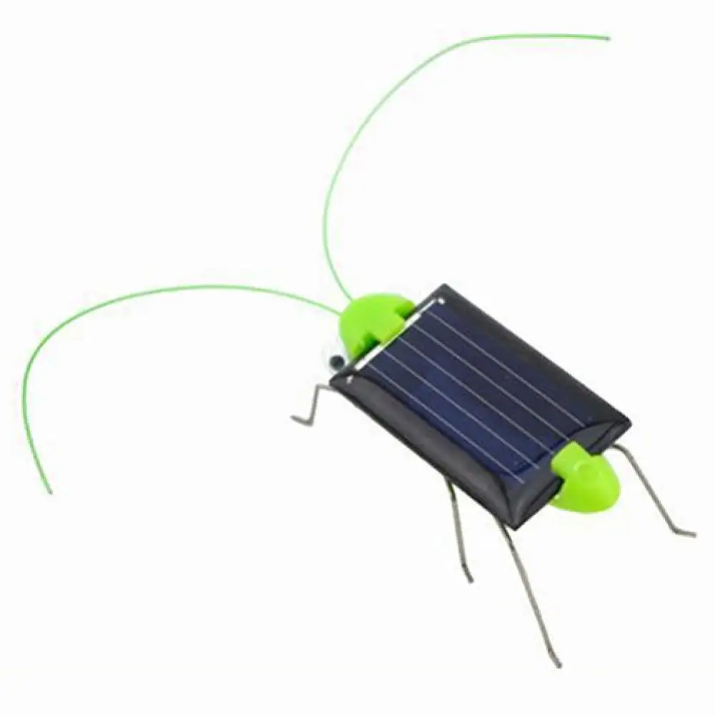 Фото Creative Fun Solar Power Robot Insect Locust Grasshopper Kids Educational Toys for Children Gifts | Игрушки и хобби
