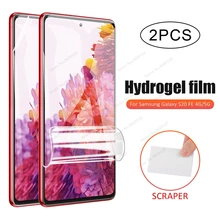 Protecteur d'écran, Film souple en verre trempé à colle complète pour Samsung Galaxy S20 FE 5G S20 Plus S20 Ultra Note 20=