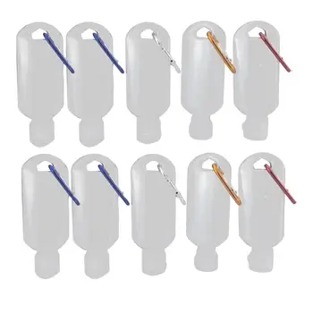 10pcs 50ml Refillable Bottles with Hook Hand Sanitizer Containers Travel Bottles Alcohol Containers
10pcs 50ml Refillable Bottles with Hook Hand Sanitizer Containers Travel Bottles Alcohol Containers