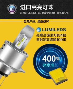 9S car LED headlights ultra bright far light near light far and near integrated headlights H1H4 H7 9005 1PCS Just a single lamp
9S car LED headlights ultra bright far light near light far and near integrated headlights H1H4 H7 9005 1PCS Just a single lamp