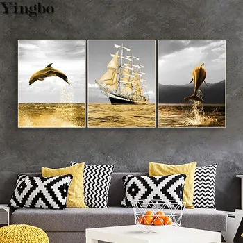 3 Panel Dolphin Sailboat landscape 5d diamond painting full novelty 2020 mosaic art square&round diamond embroidery icons
3 Panel Dolphin Sailboat landscape 5d diamond painting full novelty 2020 mosaic art square&round diamond embroidery icons