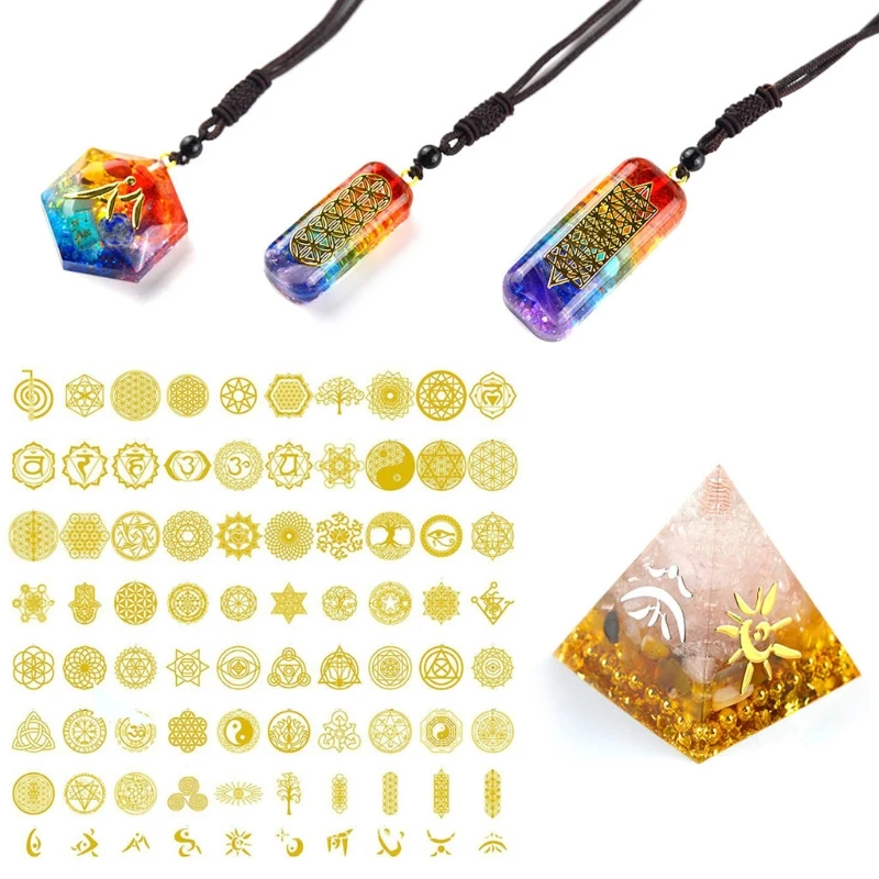 80Pcs Sacred Geometric Copper Sticker Flower Life Tree DIY Energy Tower Pyramid Material Epoxy Resin Art Crafts
80Pcs Sacred Geometric Copper Sticker Flower Life Tree DIY Energy Tower Pyramid Material Epoxy Resin Art Crafts
