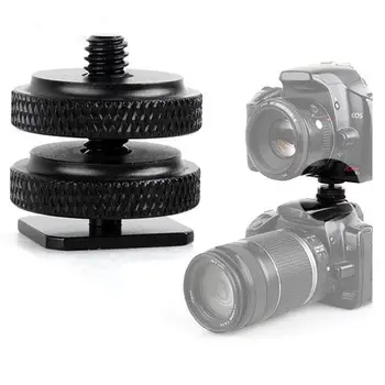 1/4 inch Tripod Mount Screw with Double Layer to Flash Hot Shoe Adapter Holder Mount Photo Studio Accessories Promotion
1/4 inch Tripod Mount Screw with Double Layer to Flash Hot Shoe Adapter Holder Mount Photo Studio Accessories Promotion