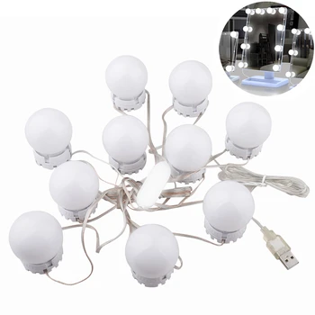 Makeup Mirror Vanity LED Light Bulbs Lamp Kit 3 Levels Brightness Adjustable Lighted Make up Mirrors Cosmetic Lights May29
Makeup Mirror Vanity LED Light Bulbs Lamp Kit 3 Levels Brightness Adjustable Lighted Make up Mirrors Cosmetic Lights May29