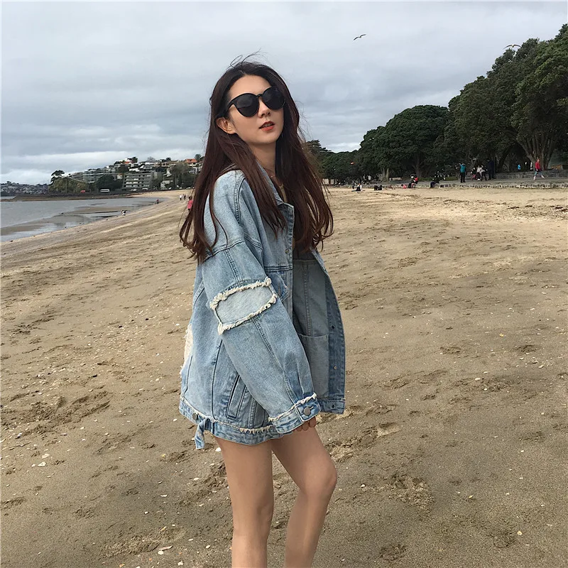 Photo Shoot 2019 Spring New Style Retro Thick Retro Washing Do Hong Kong Flavor Jeans Coat Women's
Photo Shoot 2019 Spring New Style Retro Thick Retro Washing Do Hong Kong Flavor Jeans Coat Women's