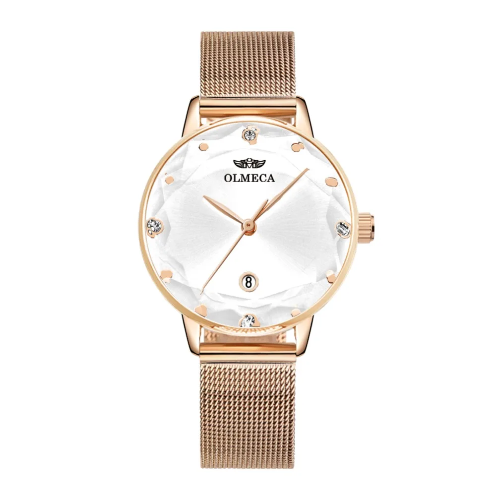 Relojes Para Mujer OLMECA Women Watches Ladies Watch Brand Luxury Gift for Women Mesh Steel Strap Quartz Wristwatch Female Clock
Relojes Para Mujer OLMECA Women Watches Ladies Watch Brand Luxury Gift for Women Mesh Steel Strap Quartz Wristwatch Female Clock