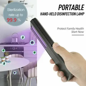 Ultraviolet Disinfection Lamp Sterilization Anti Vircs Lamp Portable UVC Handheld Disinfection Germicidal Flashlight
Ultraviolet Disinfection Lamp Sterilization Anti Vircs Lamp Portable UVC Handheld Disinfection Germicidal Flashlight