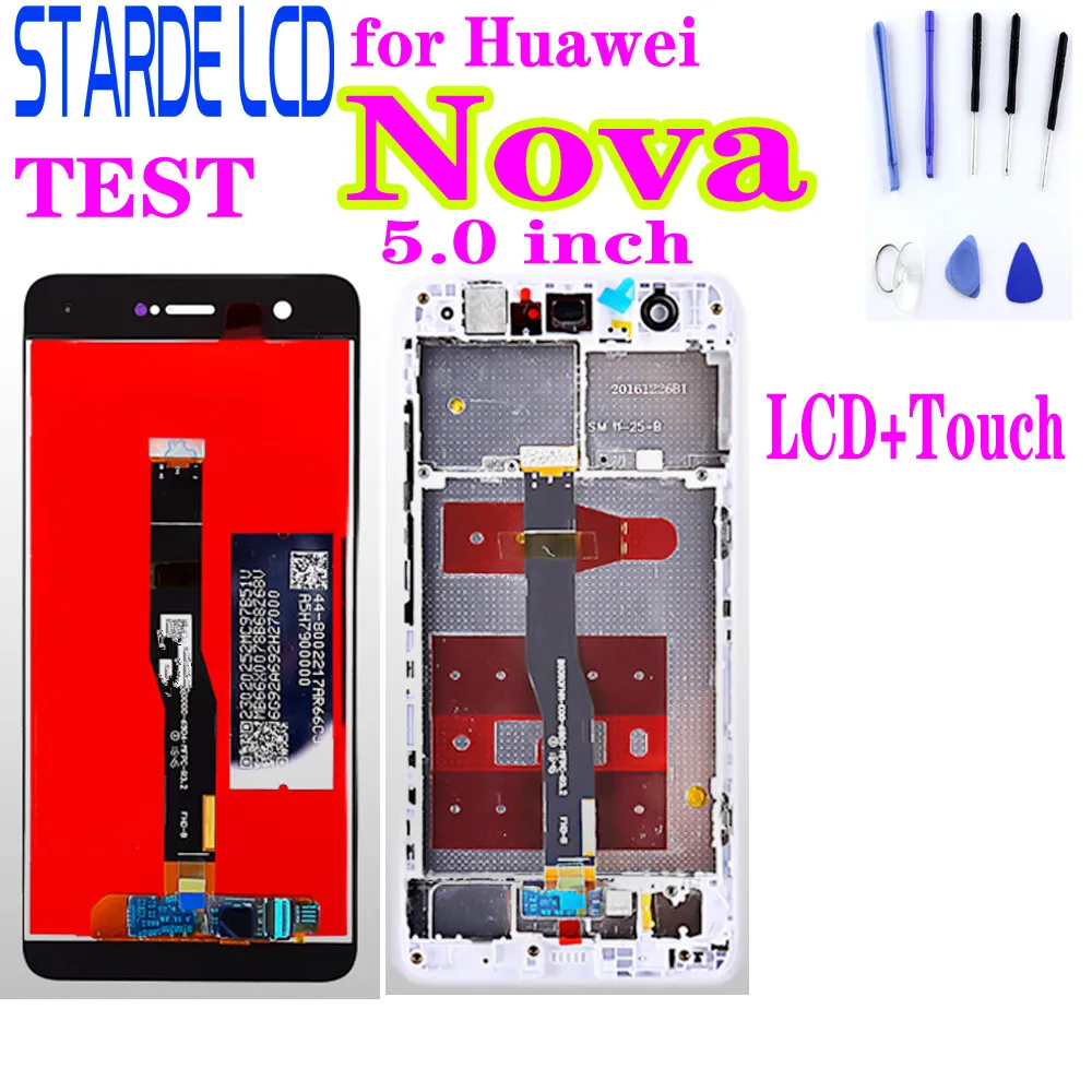 for Huawei Nova 5.0 inch LCD Display CAN-L01Touch Screen Digitizer Assembly Frame with oleophobic coating 10 multi-touch
for Huawei Nova 5.0 inch LCD Display CAN-L01Touch Screen Digitizer Assembly Frame with oleophobic coating 10 multi-touch