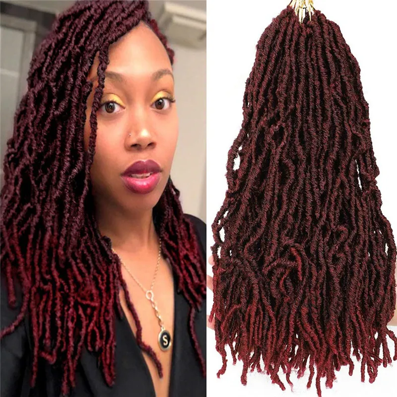 18 Inch faux Locs Curly Faux Locs Soft Hair Twist Braids Pre-loop Crochet Braiding Hair Dreadlocks Hair Extension
18 Inch faux Locs Curly Faux Locs Soft Hair Twist Braids Pre-loop Crochet Braiding Hair Dreadlocks Hair Extension
