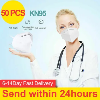 50PCS KN95 Mask 4 layer Filter Mask Anti PM2.5 KN95Mask KN95 respirator reusable Meltblown Non-woven 95% Filtration mouth masks
50PCS KN95 Mask 4 layer Filter Mask Anti PM2.5 KN95Mask KN95 respirator reusable Meltblown Non-woven 95% Filtration mouth masks